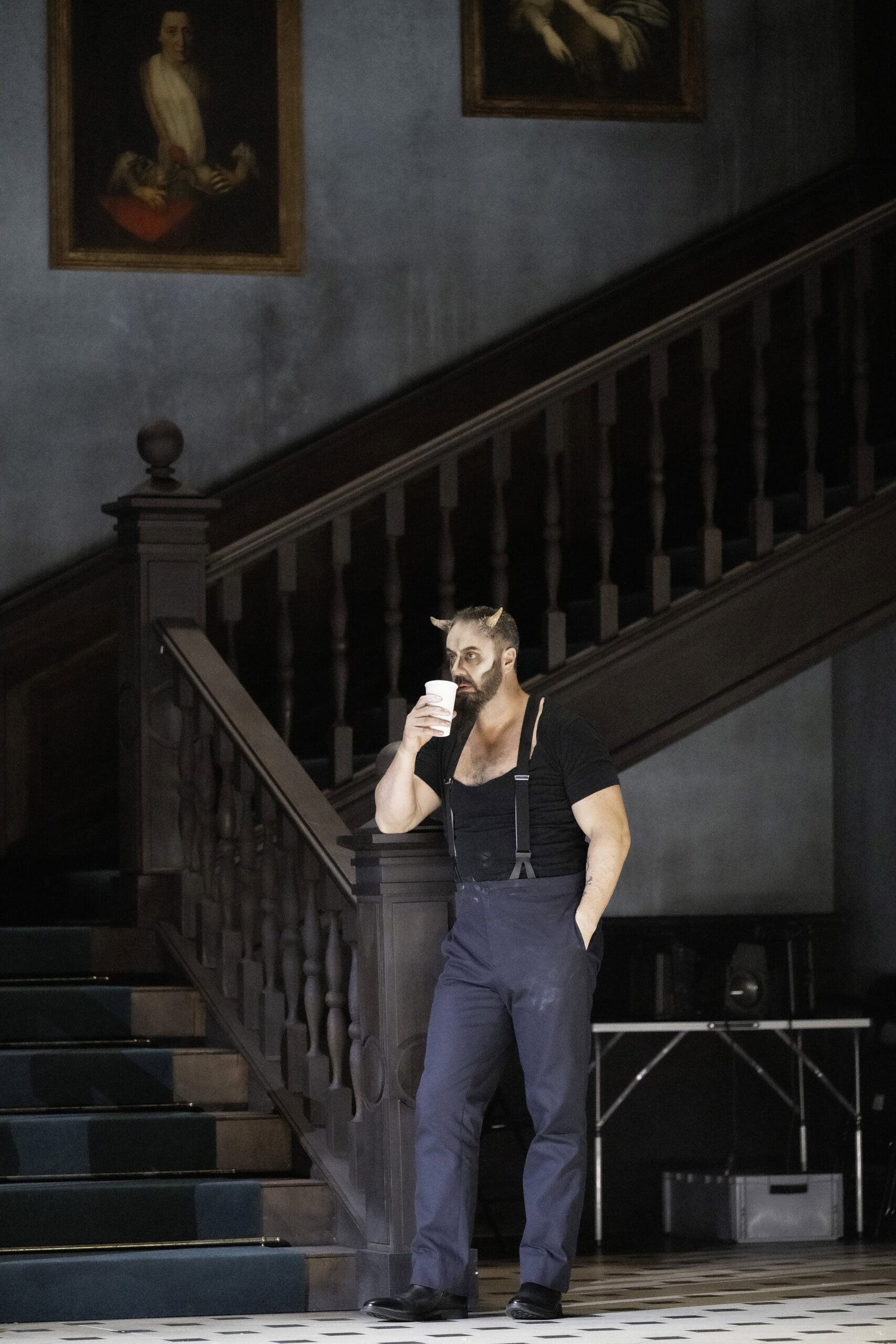 Christian Van Horn in the 2024 Salzburg Festival production of Les Contes d’Hoffmann