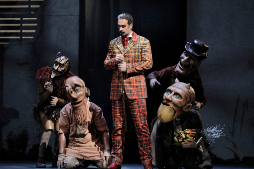Christian Van Horn in a Faust production photograph