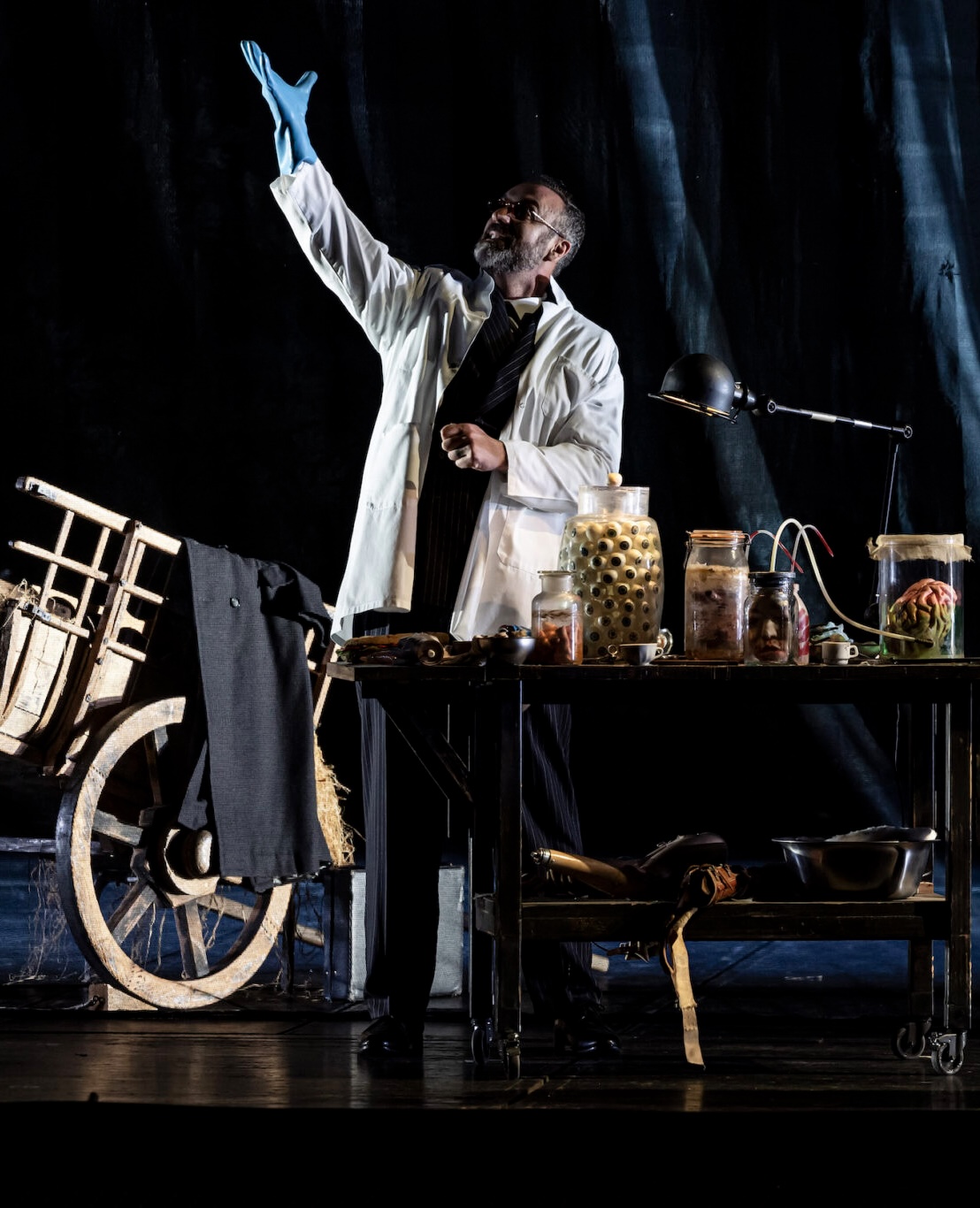 Christian Van Horn as one of the Four Villains in Les Contes d’Hoffmann at Paris Opera, 2023