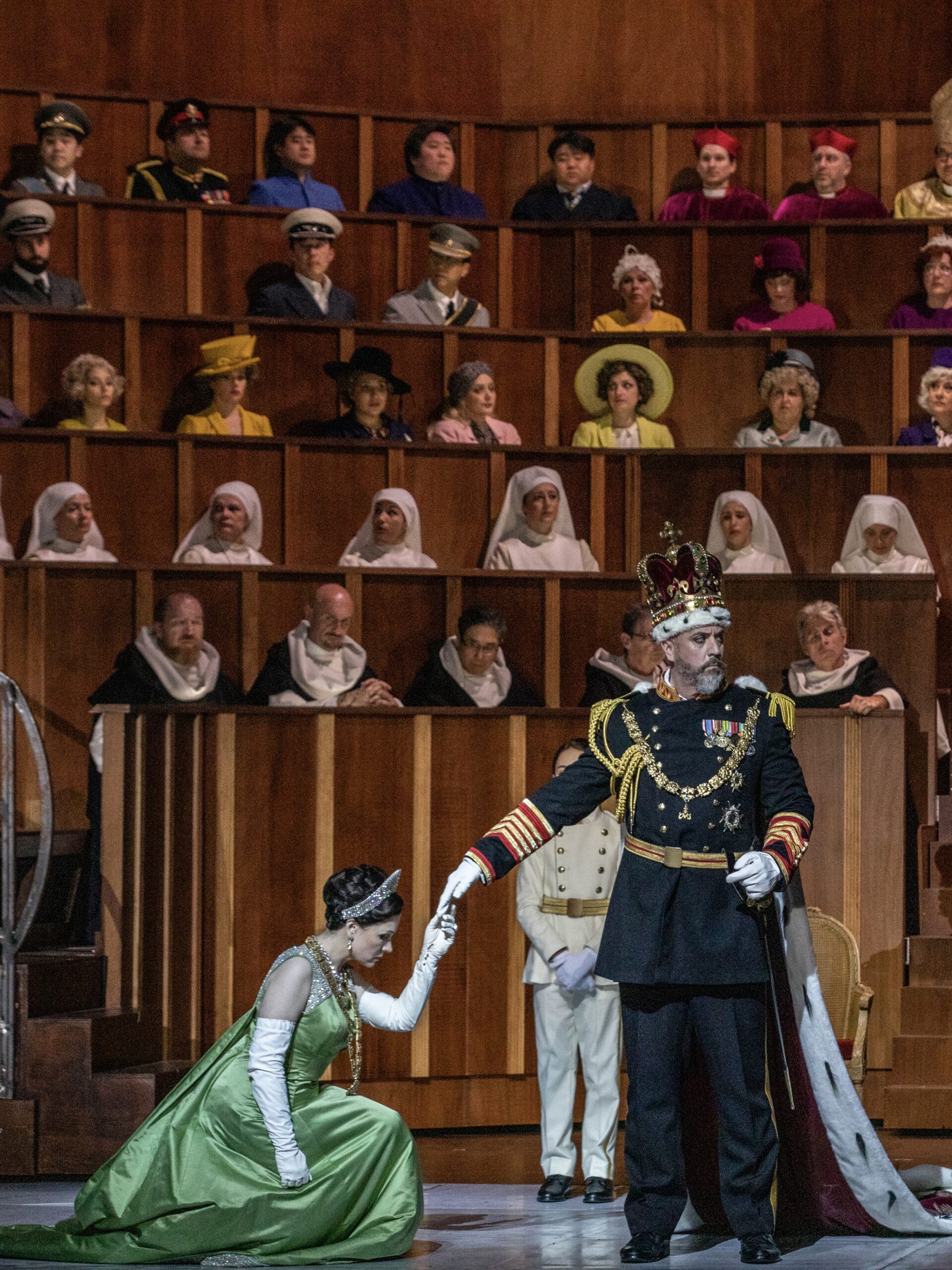 Christian Van Horn as King Philip II in Don Carlos at Paris Opera with Marina Rebeka, 2025