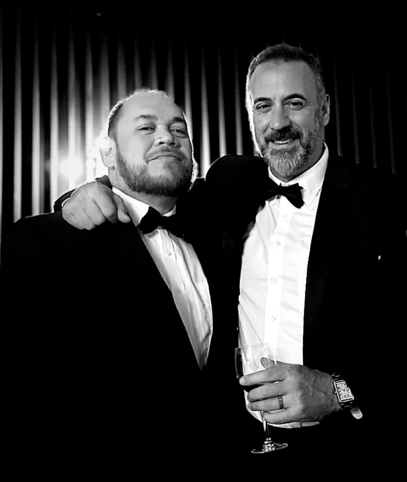 Christian Van Horn with Quinn Kelsey at the Metropolitan Opera Club, 2024