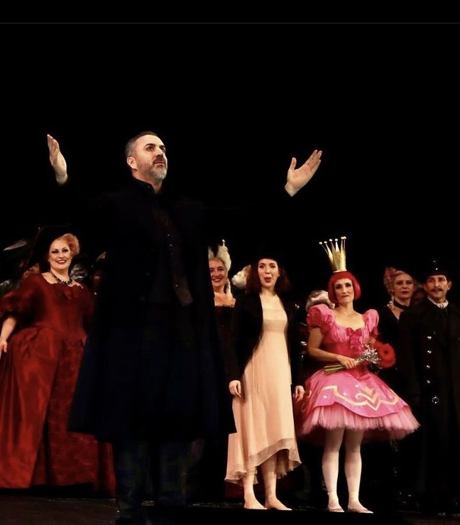 Christian Van Horn as the Four Villains in Les Contes d’Hoffmann at the Metropolitan Opera, 2024