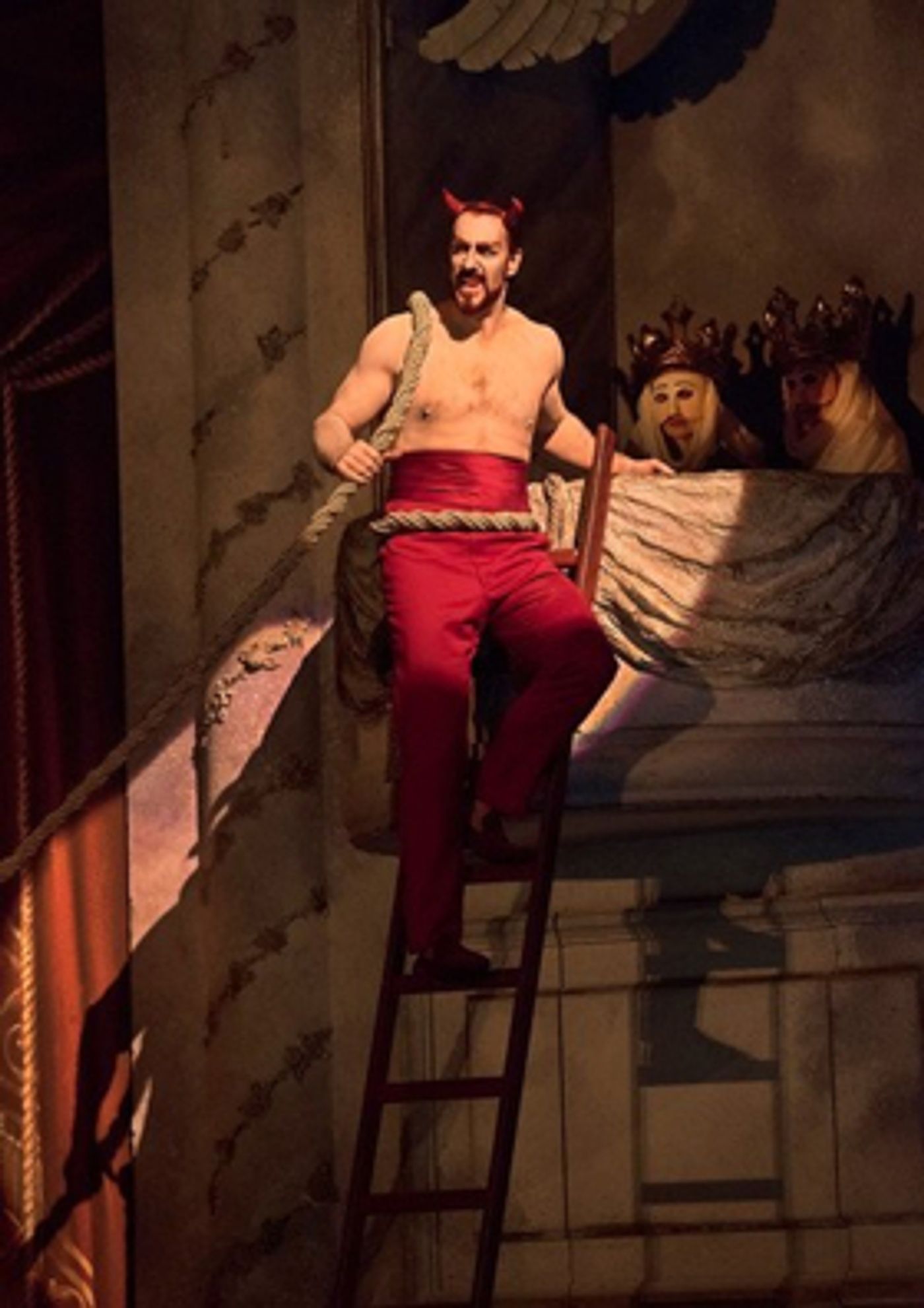 Christian Van Horn as Mefistofele at the Metropolitan Opera
