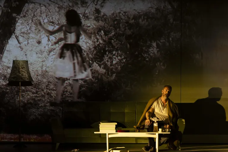 Christian Van Horn on stage in Don Quichotte at Paris Opera in 2024